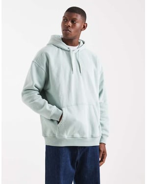 Hollister-logotyp detaljerad överdimensionerad huvtröja i grön