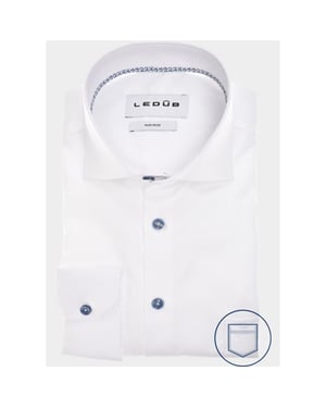 Ledûb Business hemd lange mouw 0143285/910-180-000