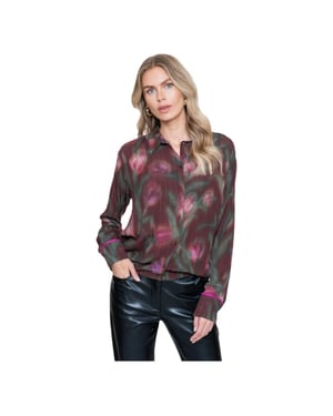 Geisha Blouse burgundy