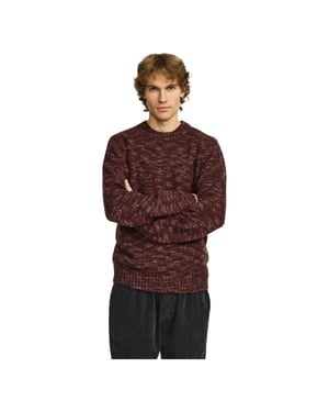 Revolution Knit pull burgundy melange