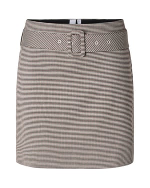 YAS Chekka mw skirt black/w checks
