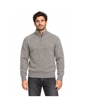 Kronstadt Ks35005 ksdorsey half zip 913 grey mix -trui