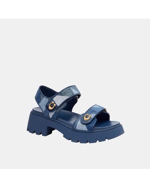 Brynn Platform Sandal With Patchwork
