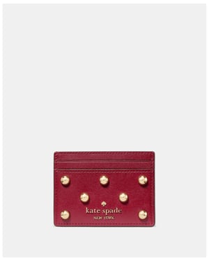 Studded Small Slim Card Holder