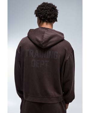 Training Dept Washed Boxy Hoodie