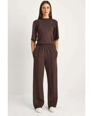 Cotton-Lycra Two-Piece Co-ord Set