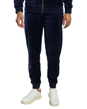 Sergio Tacchini Court Velour Track Joggers, Blauw