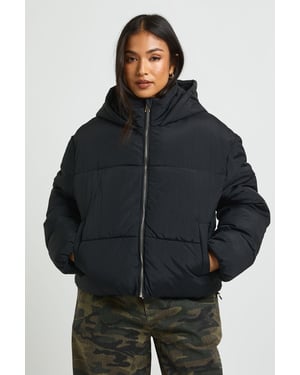 Petite Hooded Puffer Jacket