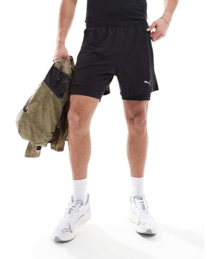 Puma Run Velocity 2 i 1 shorts i svart