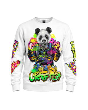 Sweatshirt met all-over print Graffiti Panda Mr Gugu & Miss GO