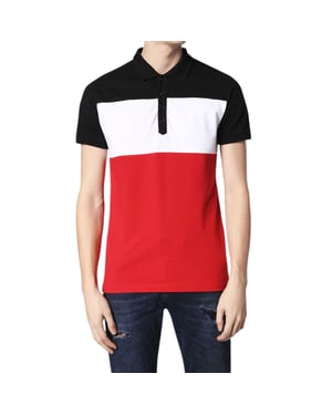 DIESEL T DAY Mens Polo T Shirt Short Sleeve Slim Fit Casual Summer Golf Tee Top