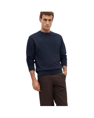 EX M&S Mens Sweatshirt Cotton Garment Dye Relax Fit Crew Neck Pullover Jumper