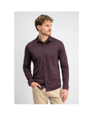 Gabbiano Heren overhemd tone-s 3367340 674 burnt bordeaux