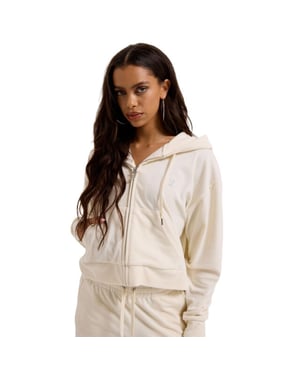 Juicy Couture Iccle outline cropped hoodie