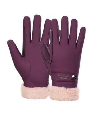 HV Polo Gloves hvpgarnet
