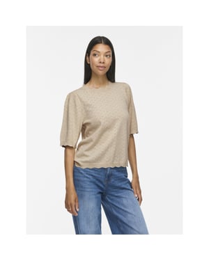 Vila Viemi o-neck 2/4 sleeve knit top/te