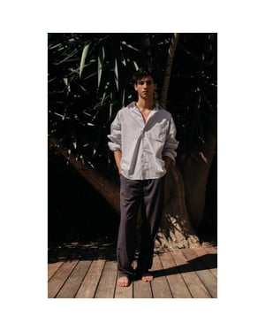 American Vintage Men pants vintage slate grey mtoh10a
