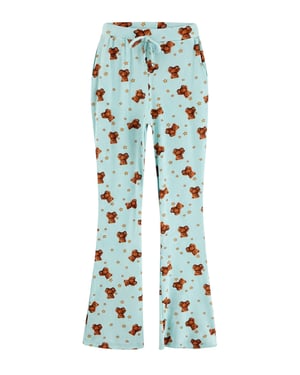 TRENDYOLMİLLA Dam Grå Djurmönster Utsvängd Normal midja Pyjamas- Underdelar