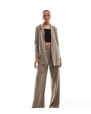 JDY Tall side pocket cargo trousers co-ord in brown