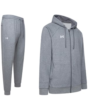 Under Armour Full Zip UA Rival Fleece Men's Tracksuit Grey