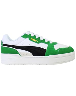 Puma CA Pro Lux III Mens White/Green Trainers
