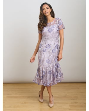 Mildred Lace Midi Dress