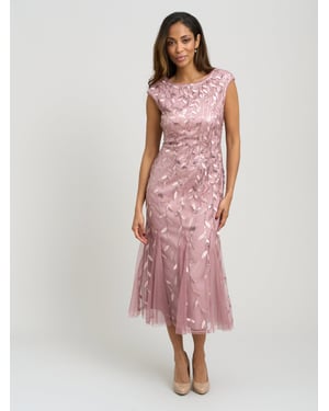 Lolly Midi Emroidered Dress