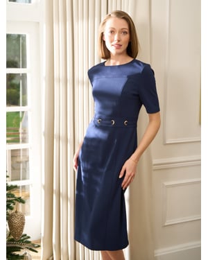 Everley Tailored Belted Dress