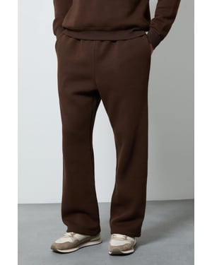 Brown Straight Leg Joggers