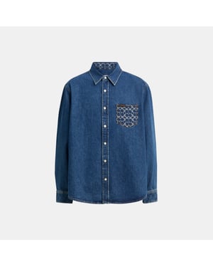 Long Sleeve Denim Shirt