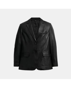 Leather Blazer