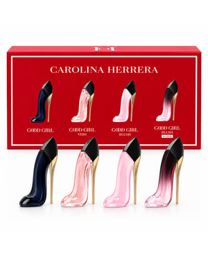 Carolina Herrera Good Girl Gift Set, 4 Piece, Good Girl EDP 7ml, Very Good Girl EDP 7ml, Good Girl Blush EDP 7ml, Very Good Girl Elixir EDP 7ml