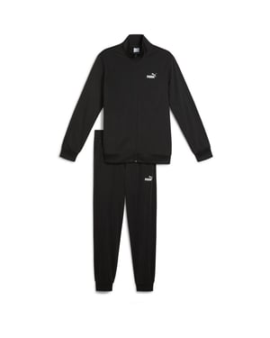 Men's Puma Ess Poly Suit Cl Tracksuit in Black