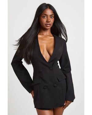 Tailored Skort Long Sleeve Playsuit