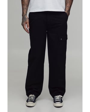 Tall Straight Leg Asymmetric Pocket Cargo Trousers