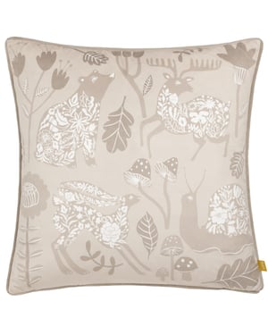 furn. Nook Velvet Piped Polyester Filled Cushion