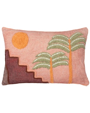 furn. Moloko Embroidered Polyester Filled Cushion