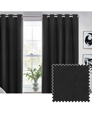 furn. Dawn Blackout Eyelet Curtains