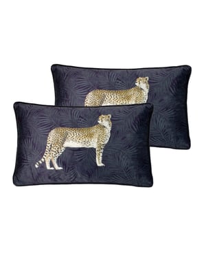 Cheetah Forest Cushions (Twin Pack)