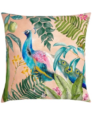 Evans Lichfield Peacock Outdoor Cushion Cover