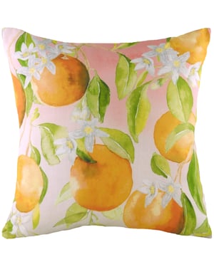 Evans Lichfield Fruit Oranges Watercolour Cushion Cover