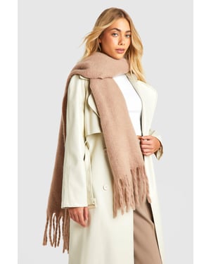 Chunky Oversized Fringe Scarf