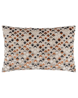 Paoletti Lexington Velvet Jacquard Cushion Cover