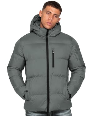 Kruze | Mens Hooded Puffer Jacket