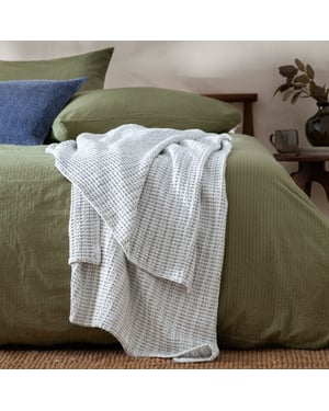 Yard Waffle Textured Bedspread