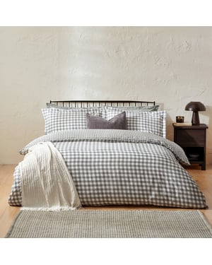 Barton Check 100% Cotton Duvet Cover Set
