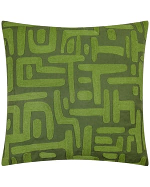Hoem Brooke Embroidered Cotton Cushion Cover