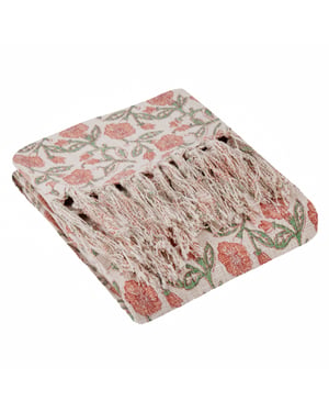 Paoletti Delphine Printed Cotton Throw