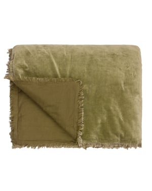 Yard Jaye Cotton Velvet Filled Bedspread