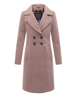 Navahoo Dames Trenchcoat Wooly – Premium Wintermantel met Elegante Pasvorm